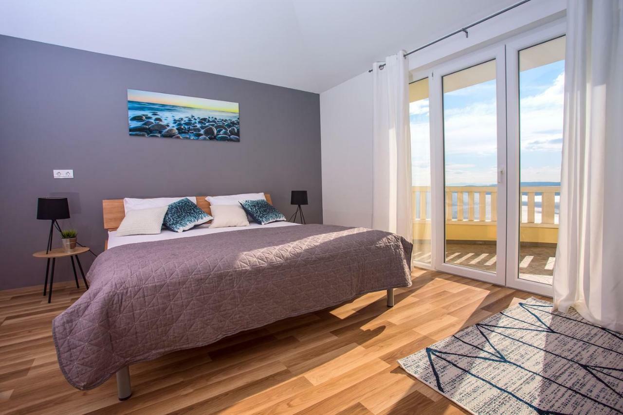 Villa Maslina, With Private 32M2Pool, Panoramic Views On 100Km Coastline, 12 Pax Lokva Rogoznica Exteriör bild