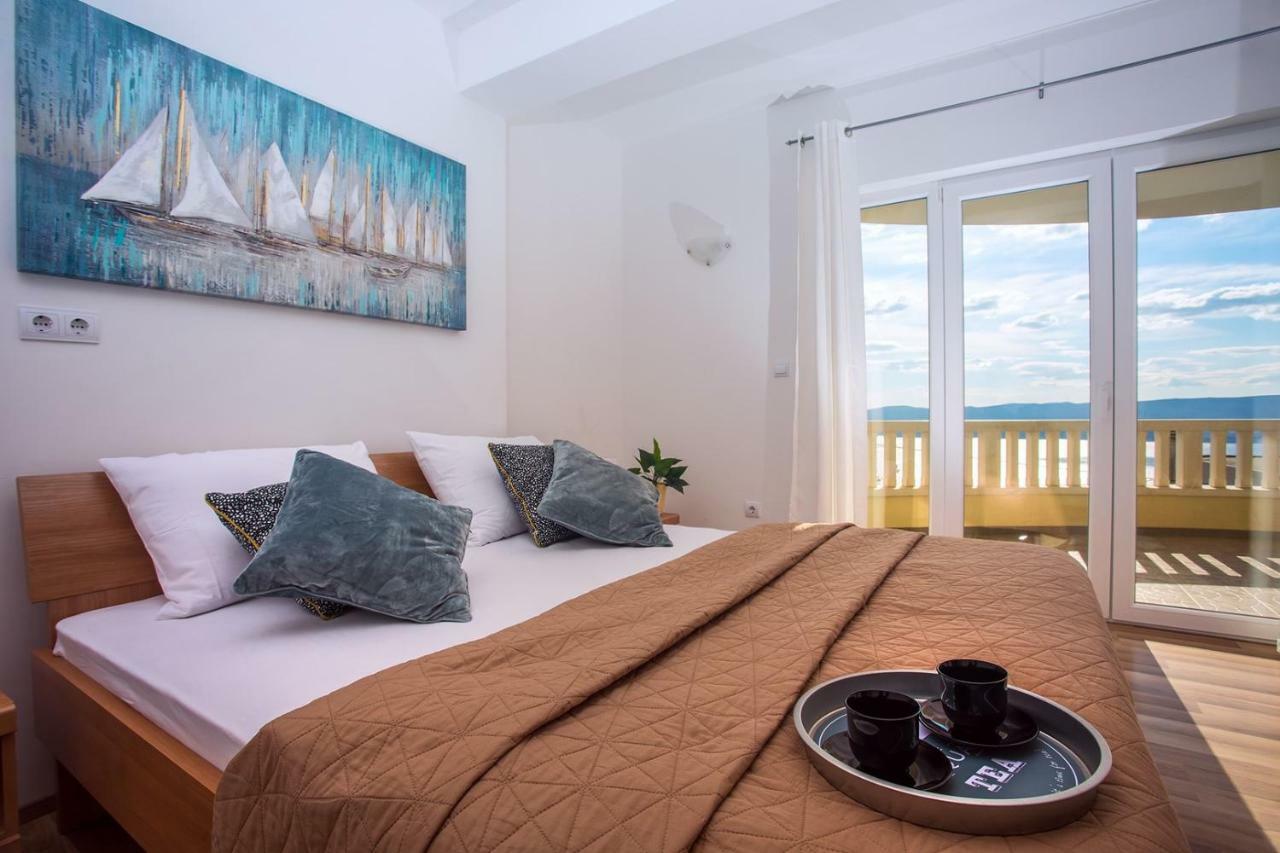 Villa Maslina, With Private 32M2Pool, Panoramic Views On 100Km Coastline, 12 Pax Lokva Rogoznica Exteriör bild
