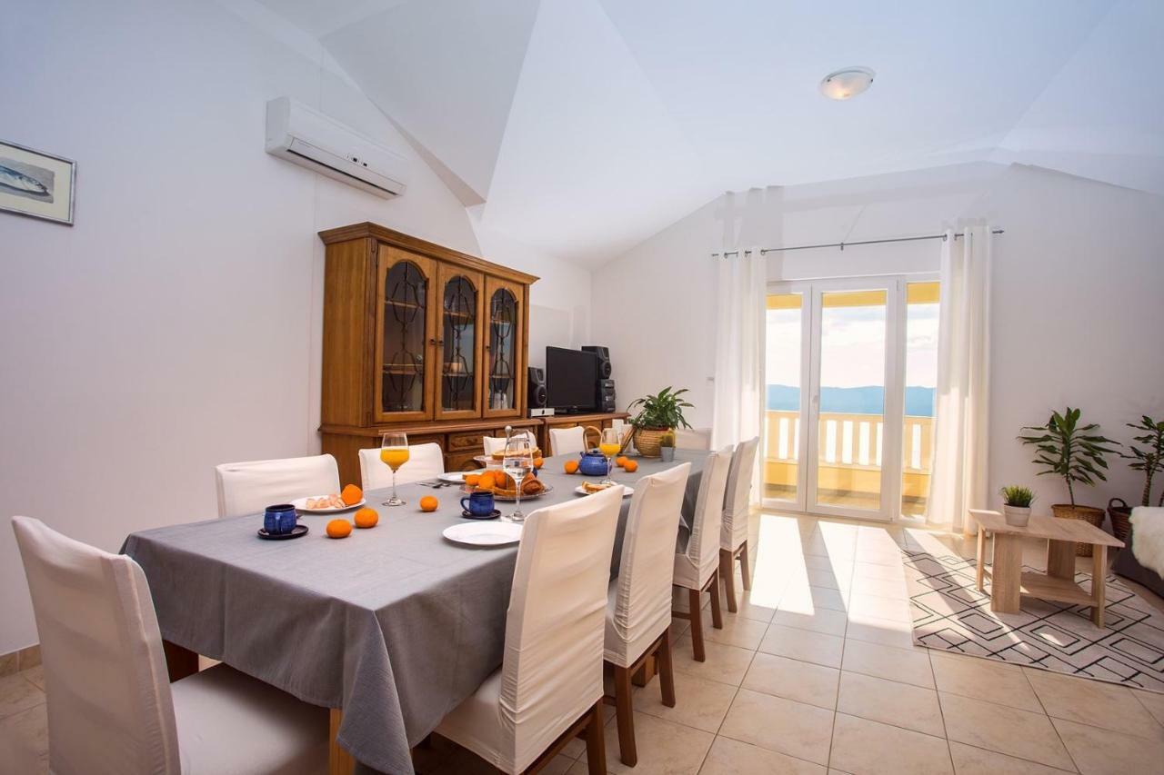 Villa Maslina, With Private 32M2Pool, Panoramic Views On 100Km Coastline, 12 Pax Lokva Rogoznica Exteriör bild